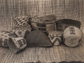 Edward Curtis, Untitled (Variant of Skokomish Baskets), 1912
