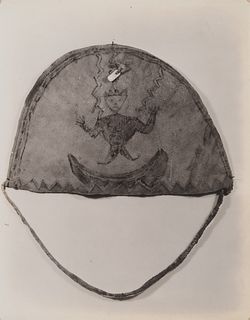 Edward Curtis, Untitled (Apache Medicine Cap), 1907