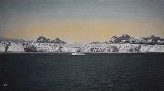Edward Curtis, Columbia Glacier - Prince William Sound (Harriman Expedition), 1899