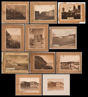 Edward Curtis, Architecture Plate Cover Group - Lot of 11