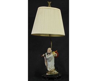 CHINESE FIGURAL LAMP