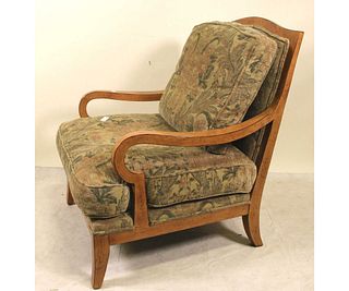 LARGE ARMCHAIR AND OTTOMAN
