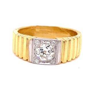 18k Diamond Unique Engagement Ring
