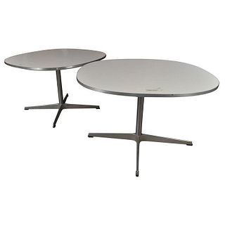Pair of Fritz Hanson Tables Made in Denmark Mid Cent