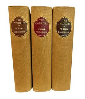 3 Volume Set of William Shakespeare Books