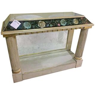 Eglomise Pier Console Table (102-6200)