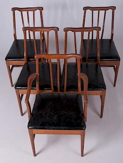Blowing Rock Mid-Century Dining Chairs, Five (5)