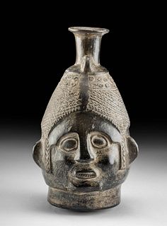 Inca Pottery Portrait Vessel
