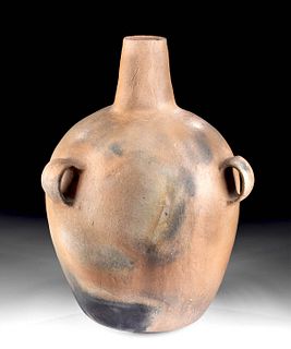 Large Inca Pottery Handled Jar