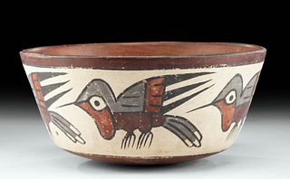 Nazca Polychrome Bowl w/ Hummingbirds
