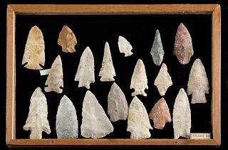 18 Native American Midwestern & Southern Stone Points