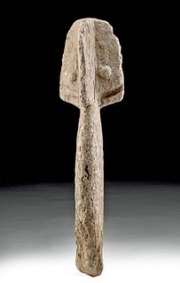 African Bura Asinda Sikka Stone Anthropomorphic Idol