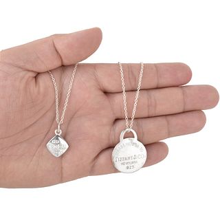 Tiffany & Co Sterling Pendant Necklaces