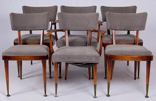 Mid-Century Dining Chairs, Set of Six (6)