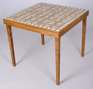 Handcrafted Tile Top Breakfast Table