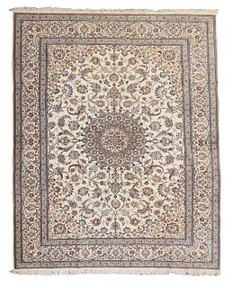 A North-West Persian Nain carpet,
