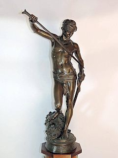 A. Mercie Bronze "David"
