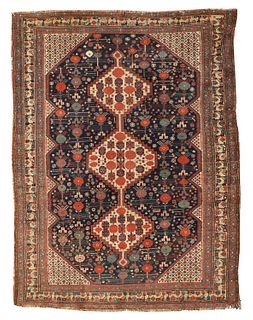 A Khamseh rug,