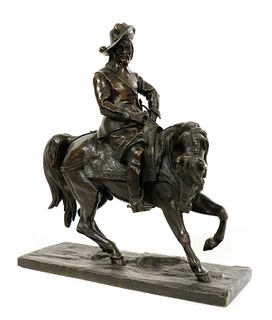 A Cavalier on horseback,