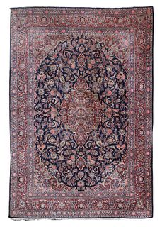 A Persian Kashan carpet,