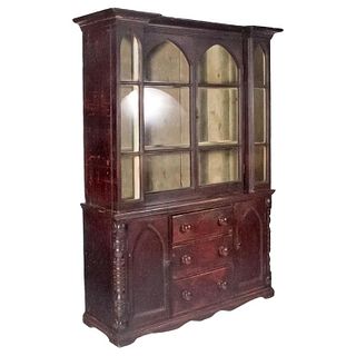 1840s English Painted Cornish Dresser