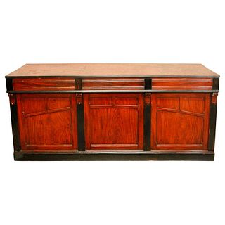 19th Century Wooden Shop Counter