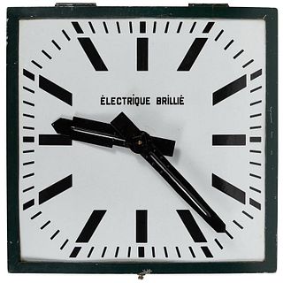 Turn of the Century French Industrial Clock