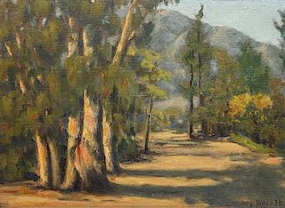 James Elwood Webb, (American, 1884-1940), Landscape, 1933