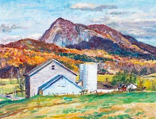 Hebert Meyer, (American, 1882-1960), Haystack Mountain, Vermont
