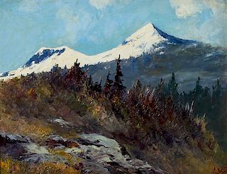 Jules Dahlager, (American, 1884-1952), Deer Mountain, Alaska