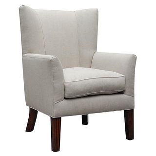 "Ellsworth" by Lee Stanton Wing Chair Belgium Linen Upholstery or Custom Fabric