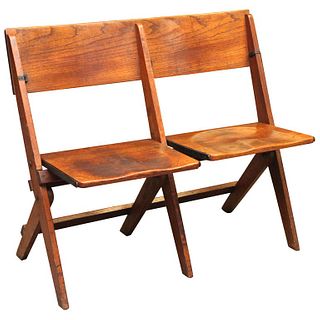 Late 19th Century Double Folding Chair from France