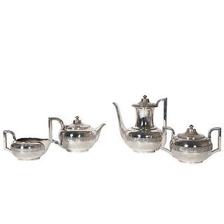 Four Piece Gorham Silver Tea and Coffee Set