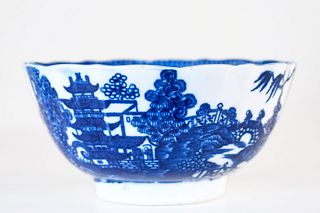Oriental Blue and White Bowl