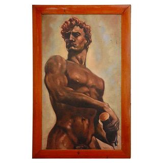 Italian Male Nude Painting by Artist Falfavino