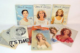 Eleven Miss America Pageant Programs
