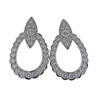 Platinum Diamond Earrings 