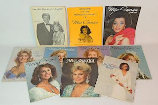 Miss America Pageant Programs Lot