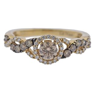 Levian 14k Gold Fancy Diamond Engagement Ring