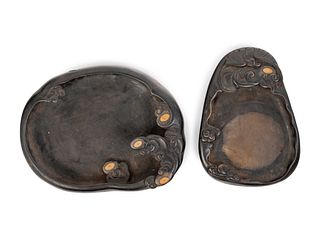 Two Chinese Ink Stones