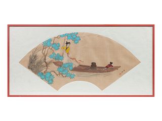 Three Chinese Paintings on Silk