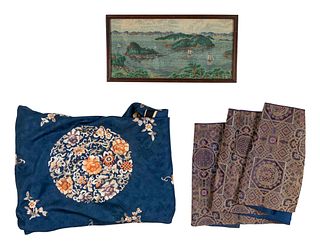 Three Chinese Textile Panels