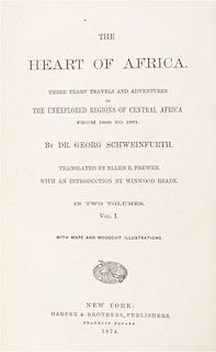 * SCHWEINFRUTH, GEORG. The Heart of Africa. New York, 1874. 2 vols.