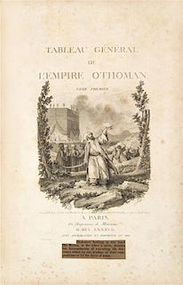 * [MOURADJA D'OHSSON (IGNACE DE)] Tableau general de L'Empire Othoman. Tome Premier. Paris, 1787. V.1 only.