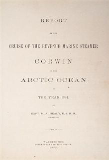 * HEALY, CAPT. M.A. Report of the Cruise of the Revenue Marine Steamer Corwin... Washington, 1889.
