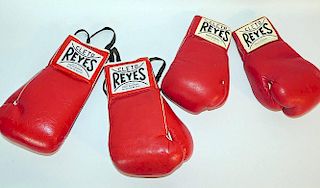 Two Pairs of Reyes Boxing Gloves