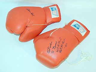Pair of Nate Miller Signed Boxing Gloves