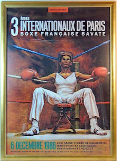 Vincent Gevin Boxing Poster