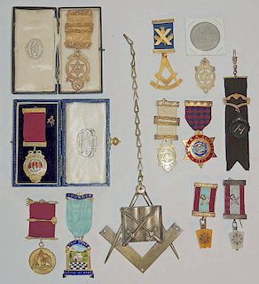 Masonic Medals Grouping