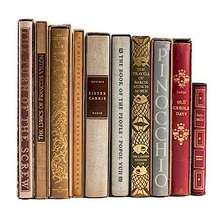 * (LIMITED EDITIONS CLUB)  A group of 39 books.